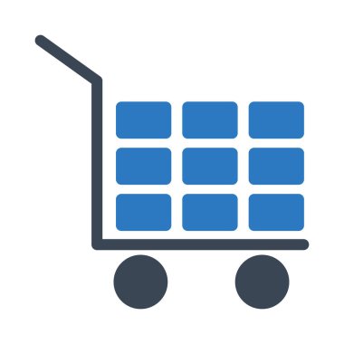 tuğla vektör kabartma renk simgesini taşır