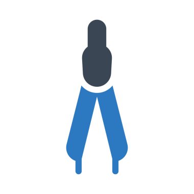 Yönlendirici vektör renk simgesi