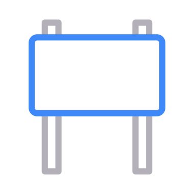 imza vektör renk çizgisi simgesi