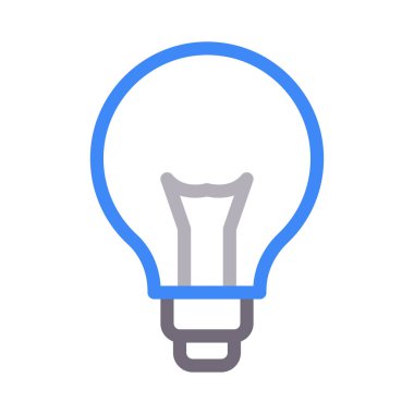 ışık vektörü renk çizgisi simgesi