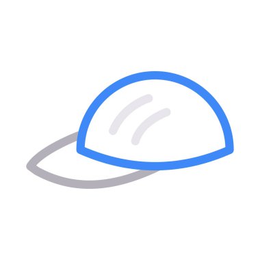 hat vektör renk çizgisi simgesi