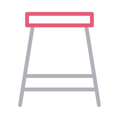 vektör renk çizgisi simgesi oluşturuluyor