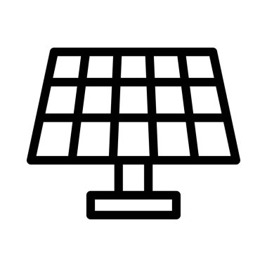 panel vektörü ince çizgi simgesi