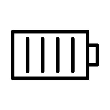 yük vektörü ince çizgi simgesi