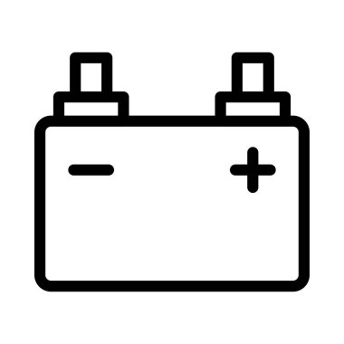 güç vektörü ince çizgi simgesi