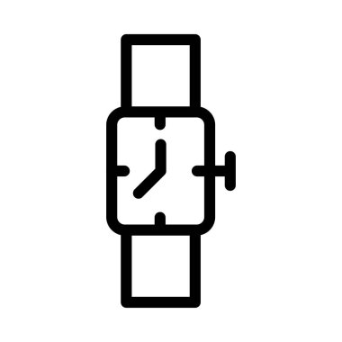 vektör ince çizgi simgesini izle