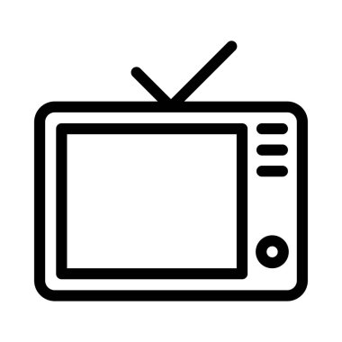 anten vektörü ince çizgi simgesi