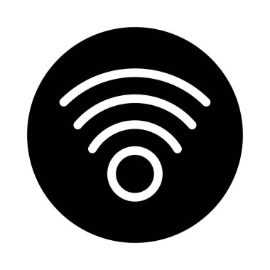 kablosuz vektör düz simge