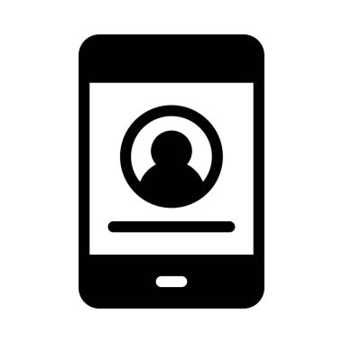 mobil vektör düz simge