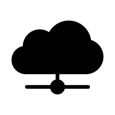 ağ vektörü düz simgesi