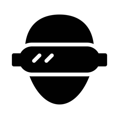 sanal vektör düz simgesi