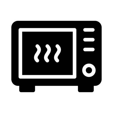 fırın vektör simgesi düz simge