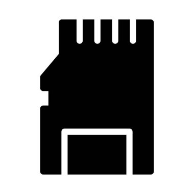 Kart vektör düz simgesi