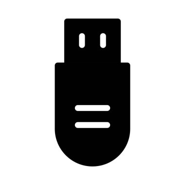 Usb vektör düz simge