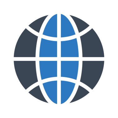 Web vektörü renk simgesi