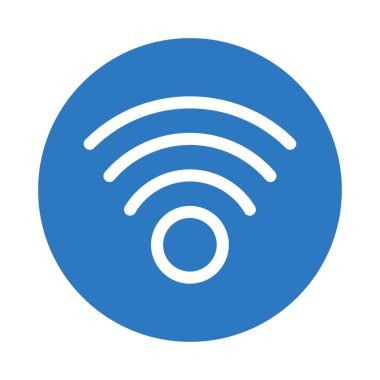 kablosuz vektör renk simgesi