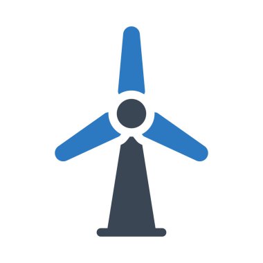Türbin vektör renk simgesi