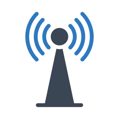 anten vektör renk simgesi