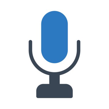 Mike vektör renk simgesi