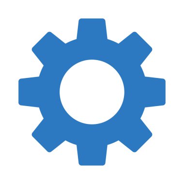 dişli vektör renk simgesi