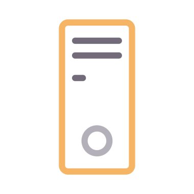 bilgisayar vektörü renk çizgisi simgesi