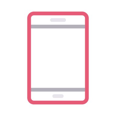 mobil vektör renk çizgisi simgesi