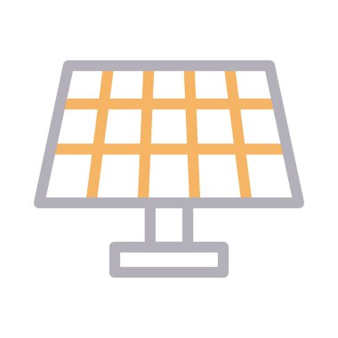 panel vektör renk çizgisi simgesi