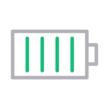 yük vektör renk çizgisi simgesi