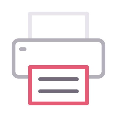 aygıt vektör renk çizgisi simgesi