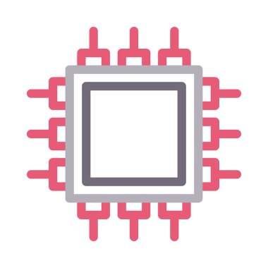 mikro vektör renk çizgisi simgesi