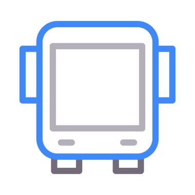 araç vektör renk çizgisi simgesi