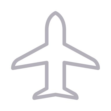 uçuş vektörü renk çizgisi simgesi