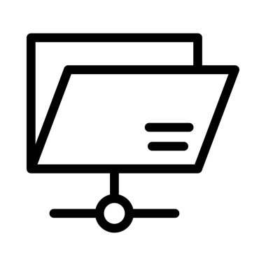 dosyalar vektör ince çizgi simgesi