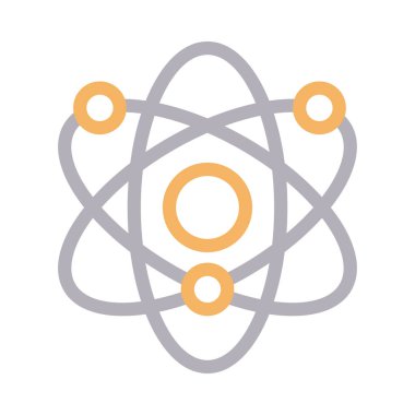 bilim vektörü renk çizgisi simgesi