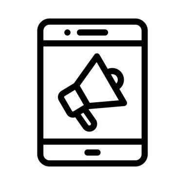 SEO vektör ince çizgi simgesi