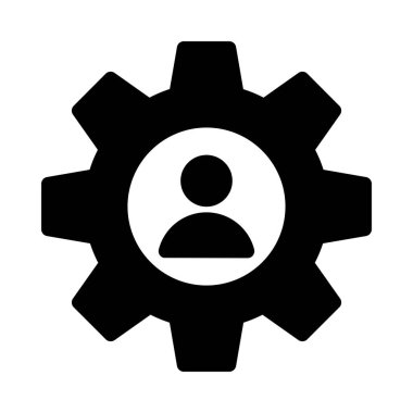 vektör glifini düz simge olarak ayarla