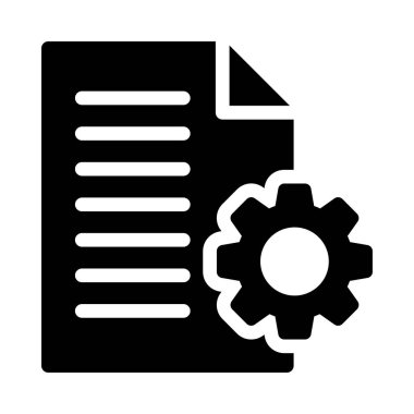 vektör glifini düz simge olarak ayarla
