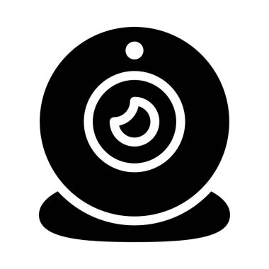 kamera vektör simgesi düz simge