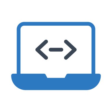 programlama vektörü renk simgesi