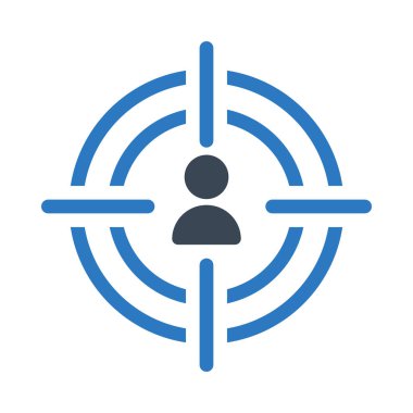 izleyici vektörü renk simgesi