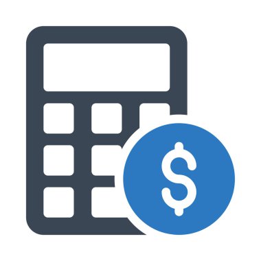 Dolar vektör renk simgesi