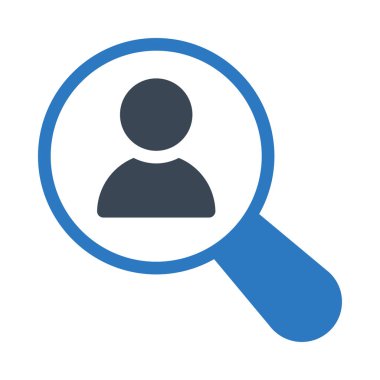 arama vektörü renk simgesi