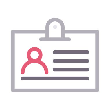 rozet vektör renk çizgisi simgesi