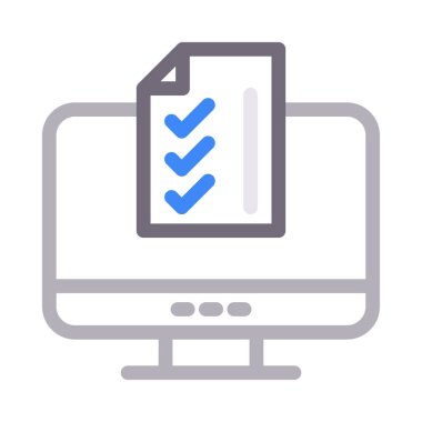 çevrimiçi vektör renk çizgisi simgesi