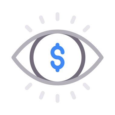 vektör renk çizgisi simgesine bak