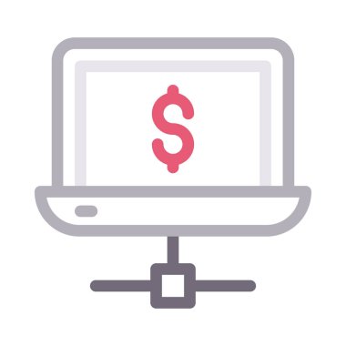 öde vektör renk çizgisi simgesi