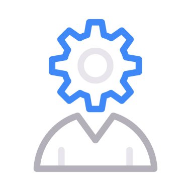 pazarlama vektörü renk çizgisi simgesi