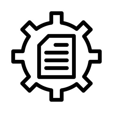 Yönetici vektör düz simgesi