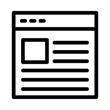 tarayıcı vektörü glyph düz simgesi