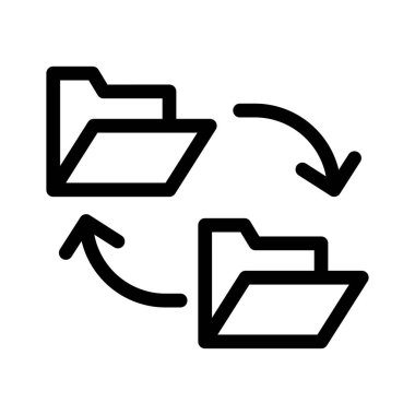 değişken vektör düz simgesi